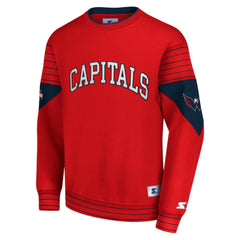 Washington Capitals Starter Faceoff Pullover Sweatshirt Online