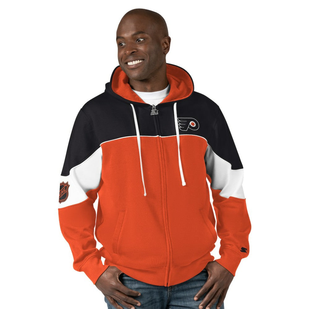 Philadelphia Flyers Starter Power Forward Full-Zip Hoodie Discount