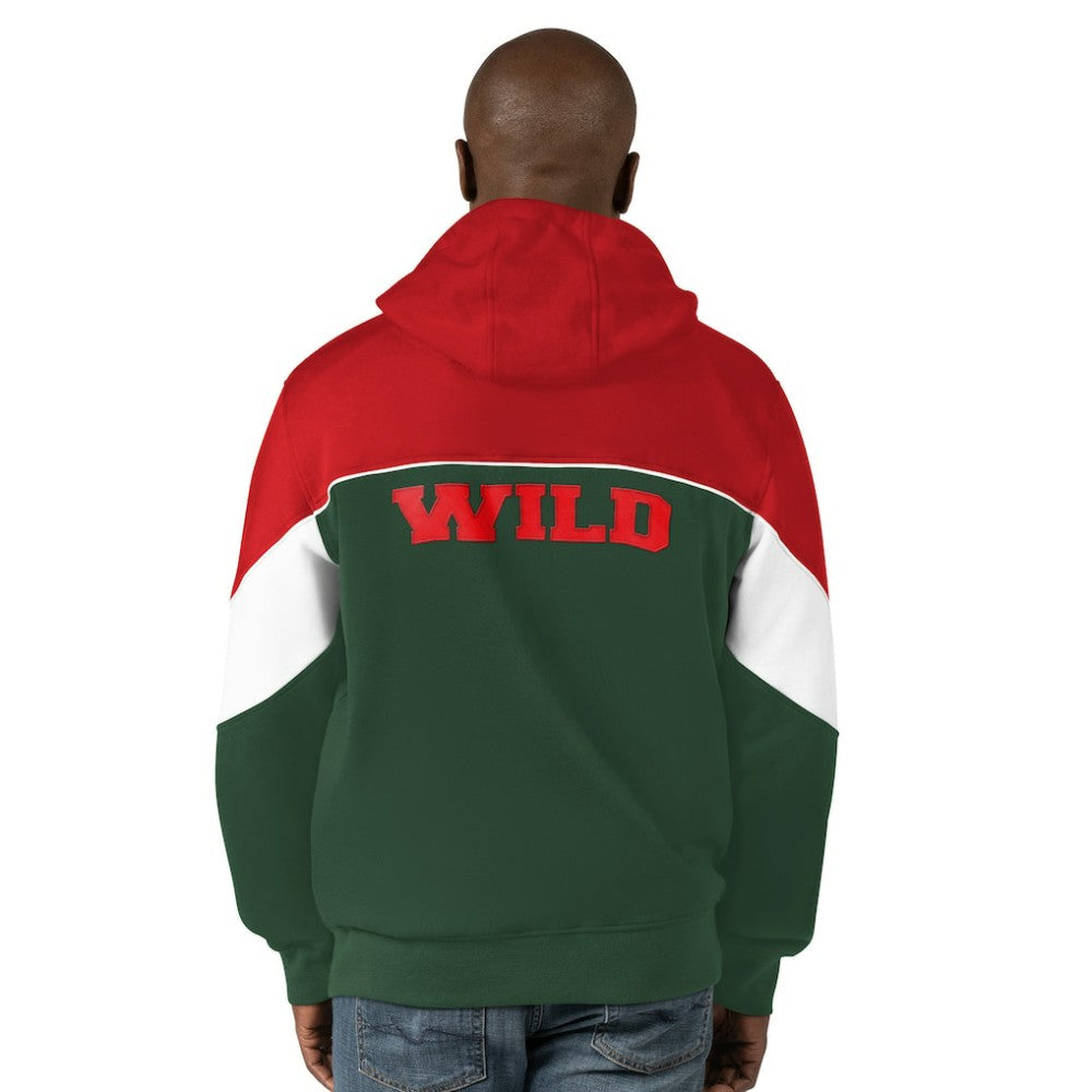 Minnesota Wild Starter Power Forward Full-Zip Hoodie Sale