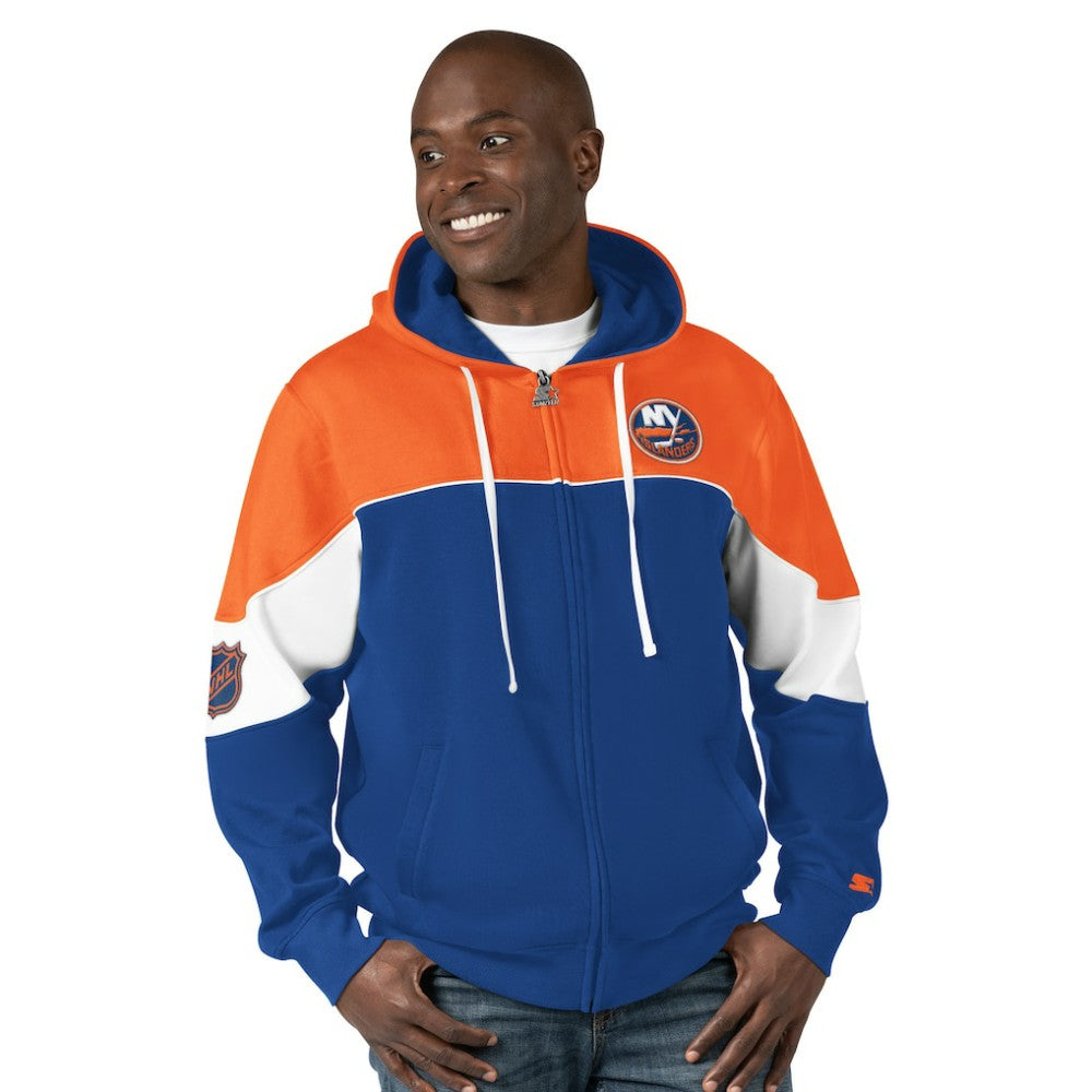 New York Islanders Starter Power Forward Full-Zip Hoodie For Sale