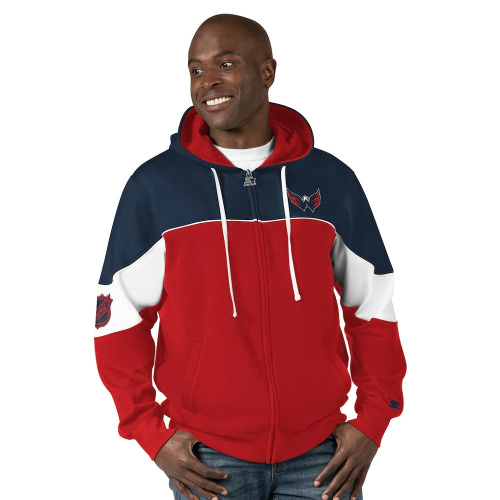 Washington Capitals Starter Power Forward Full-Zip Hoodie Online