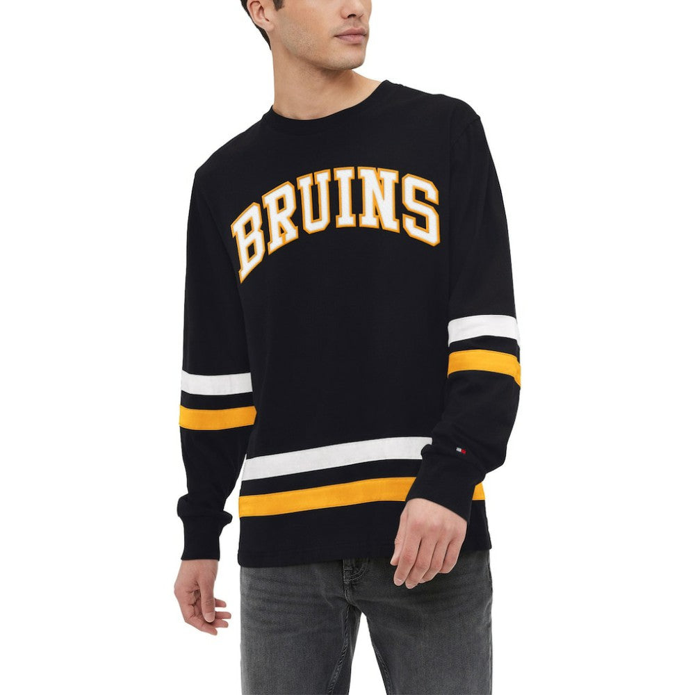 Boston Bruins Tommy Hilfiger Nolan Long Sleeve T-Shirt On Sale