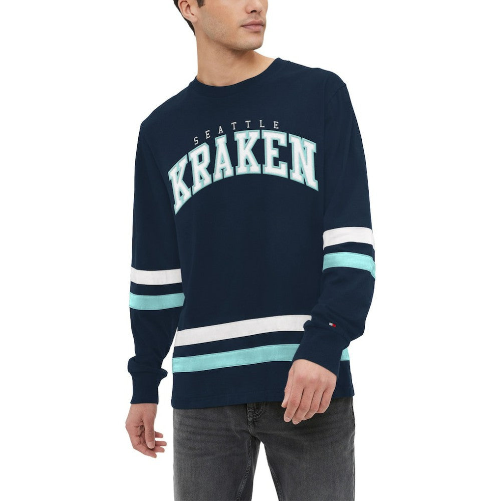 Seattle Kraken Tommy Hilfiger Nolan Long Sleeve T-Shirt Outlet