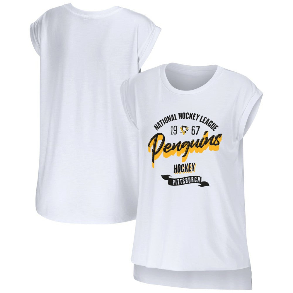 Pittsburgh Penguins WEAR by Erin Andrews Women's Domestic Tank Top Sale