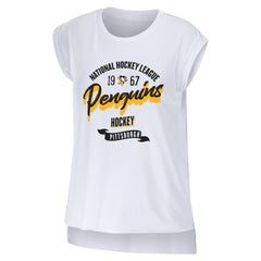 Pittsburgh Penguins WEAR by Erin Andrews Women's Domestic Tank Top Sale