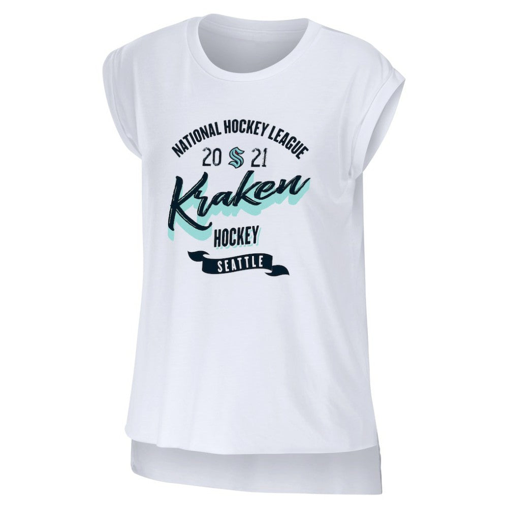 Seattle Kraken WEAR by Erin Andrews Women's Domestic Tank Top On Sale