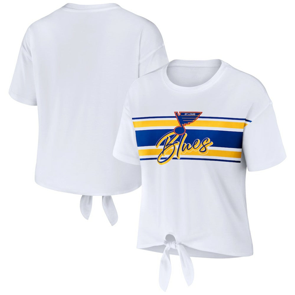 St. Louis Blues WEAR by Erin Andrews Women's Front Knot T-Shirt Online