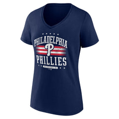Philadelphia Phillies Women's Americana Team V-Neck T-Shirt | MLB Online
