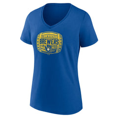 Milwaukee Brewers Women's Hometown Collection Barrel V-Neck T-Shirt | MLB Discount