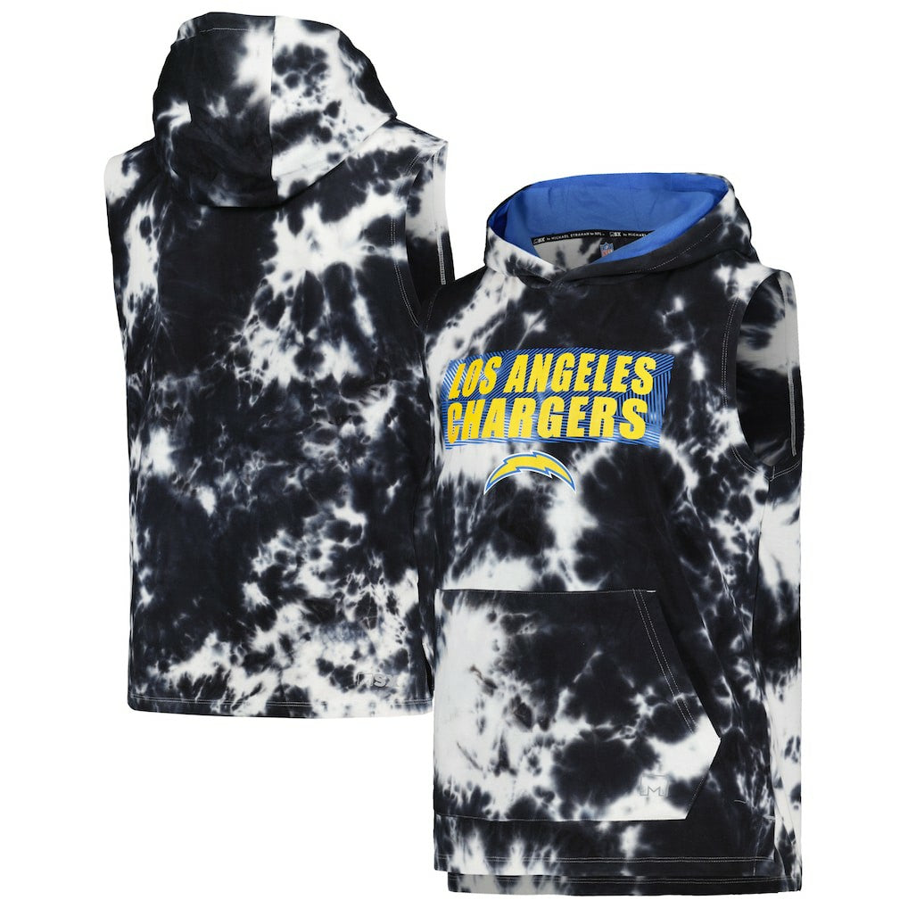 Los Angeles Chargers  MSX by Michael Strahan Resistance Sleeveless Pullover Hoodie
