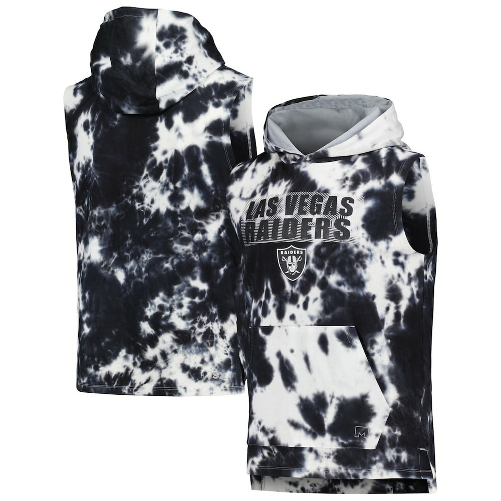 Las Vegas Raiders  MSX by Michael Strahan Resistance Sleeveless Pullover Hoodie