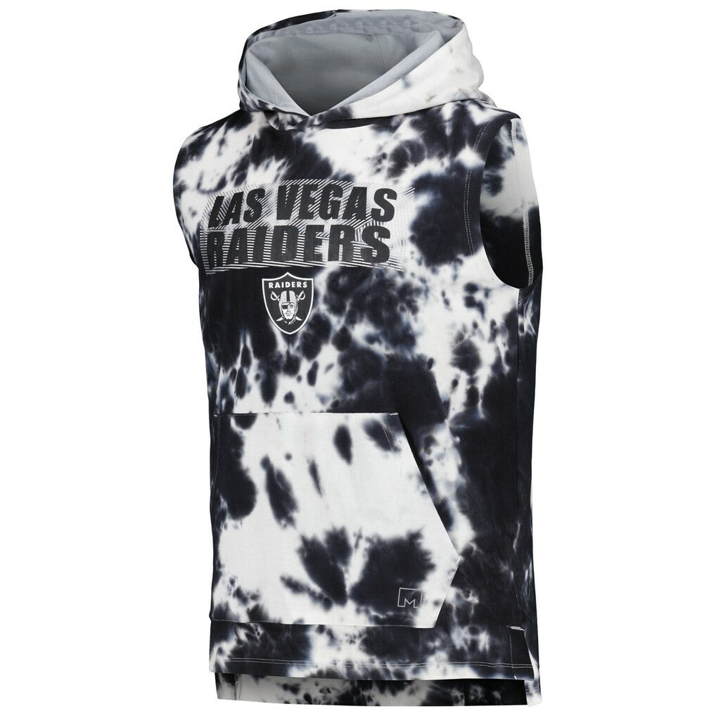 Las Vegas Raiders  MSX by Michael Strahan Resistance Sleeveless Pullover Hoodie