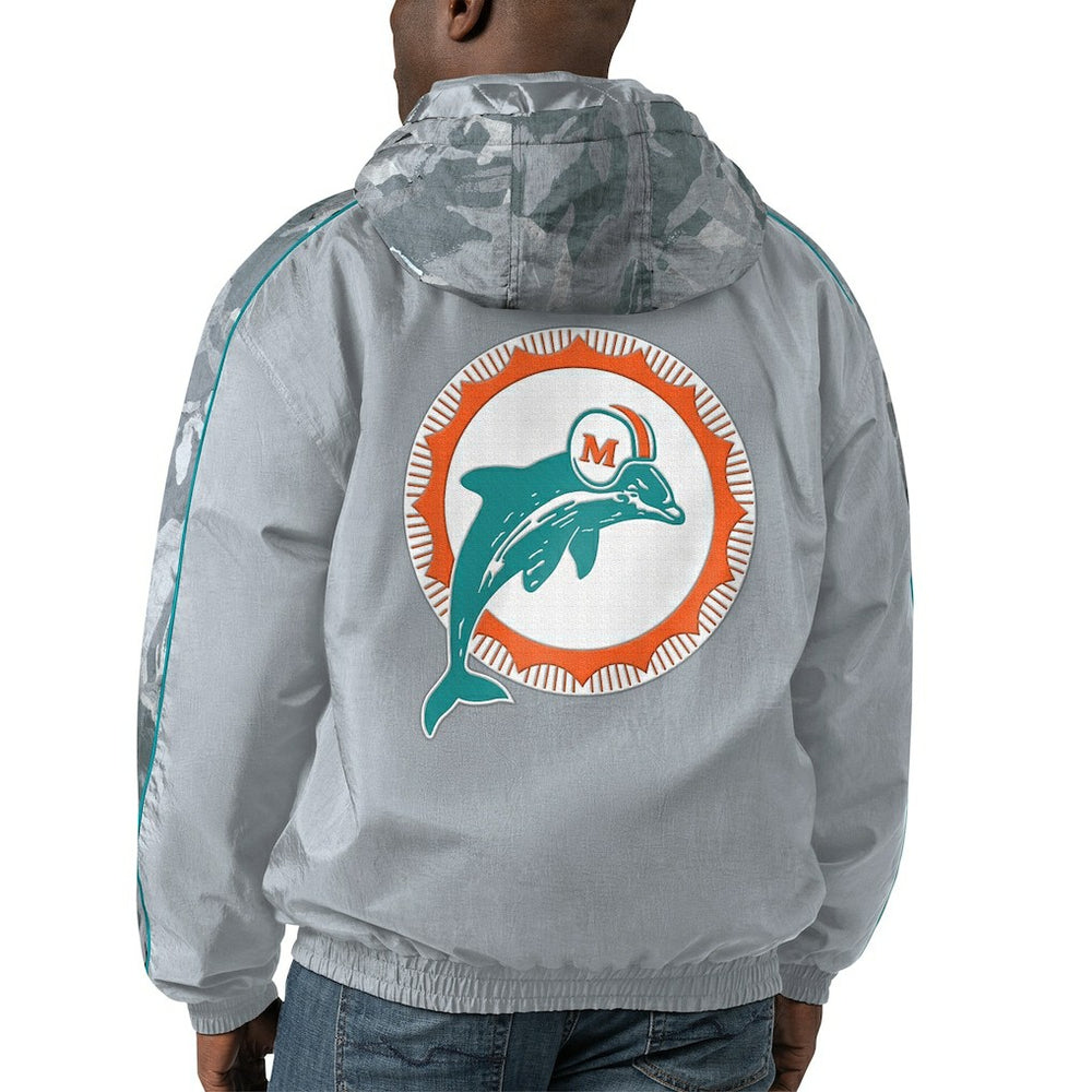 Miami Dolphins  Starter Thursday Night Gridiron Throwback Full-Zip Jacket