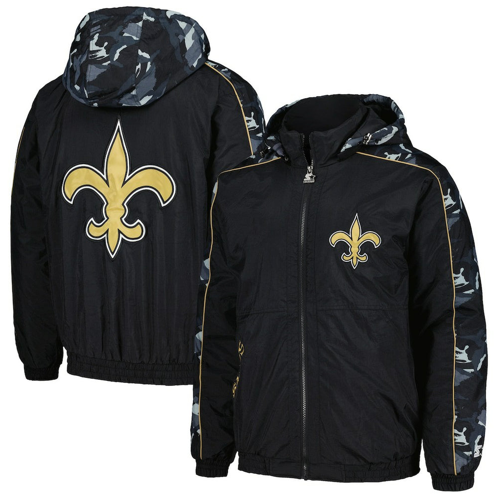 New Orleans Saints  Starter Thursday Night Gridiron Full-Zip Hoodie