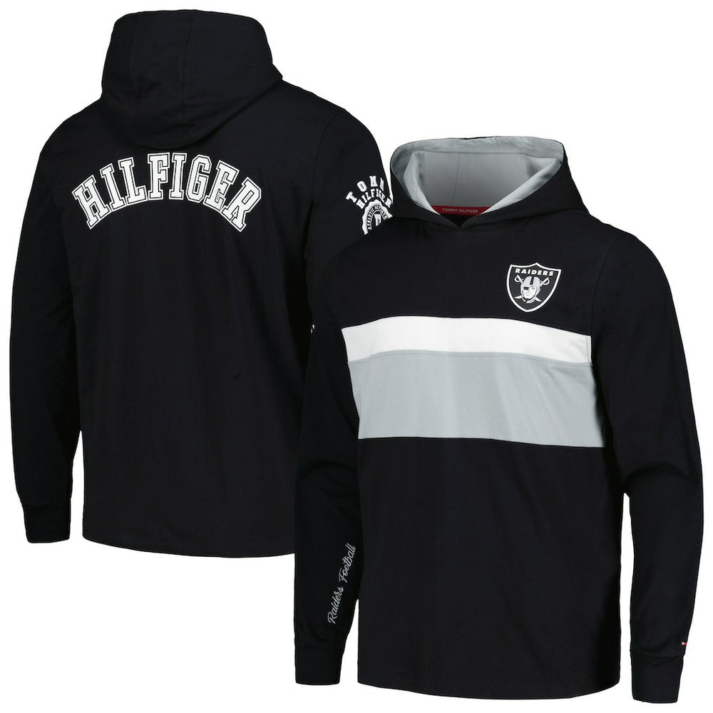 Las Vegas Raiders  Tommy Hilfiger Morgan Long Sleeve Hoodie T-Shirt