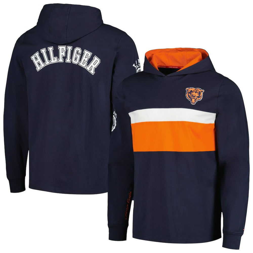 Chicago Bears  Tommy Hilfiger Morgan Long Sleeve Hoodie T-Shirt