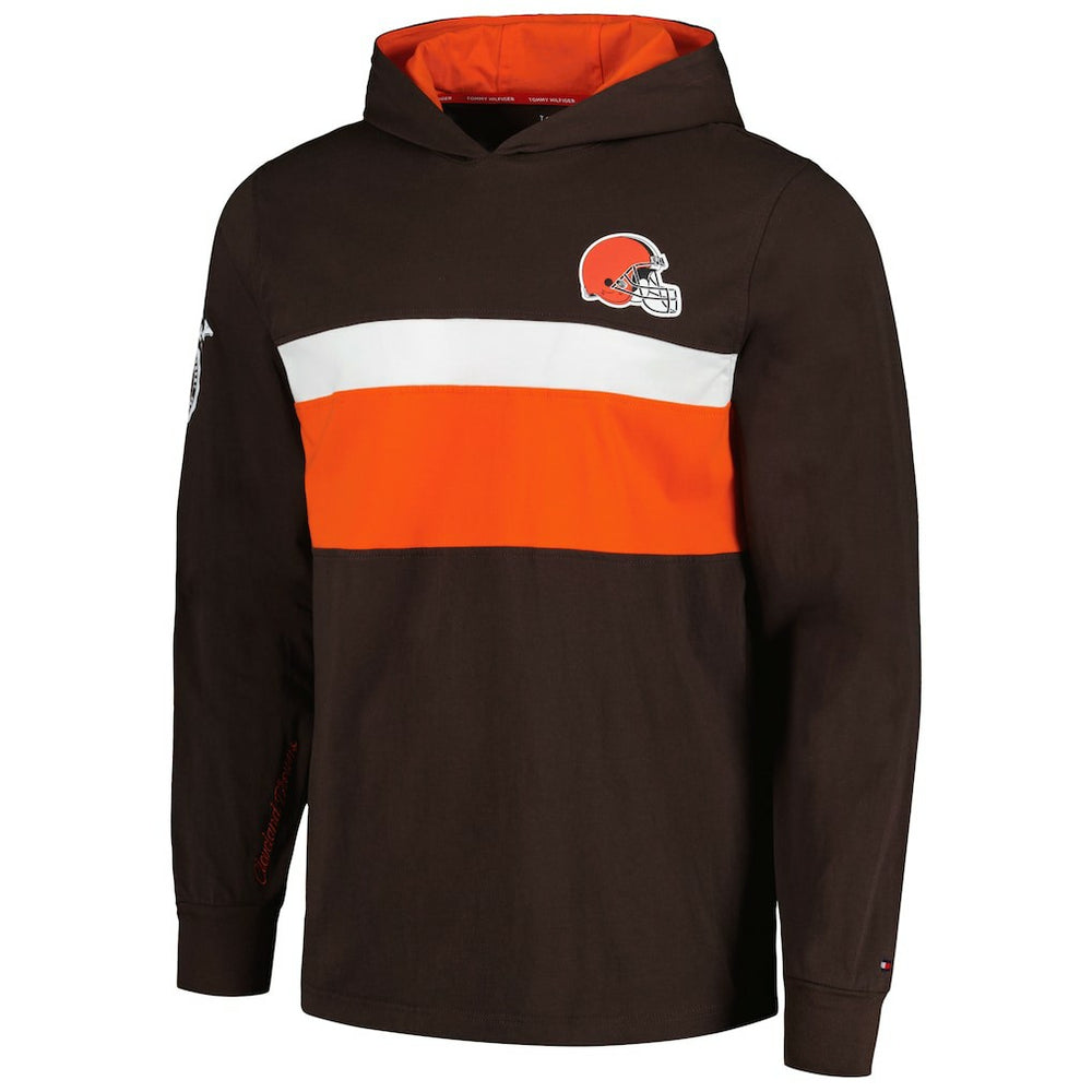 Cleveland Browns  Tommy Hilfiger Morgan Long Sleeve Hoodie T-Shirt