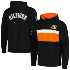 Cincinnati Bengals  Tommy Hilfiger Morgan Long Sleeve Hoodie T-Shirt