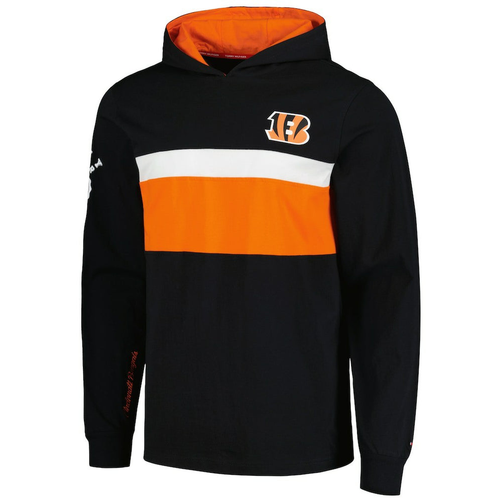 Cincinnati Bengals  Tommy Hilfiger Morgan Long Sleeve Hoodie T-Shirt
