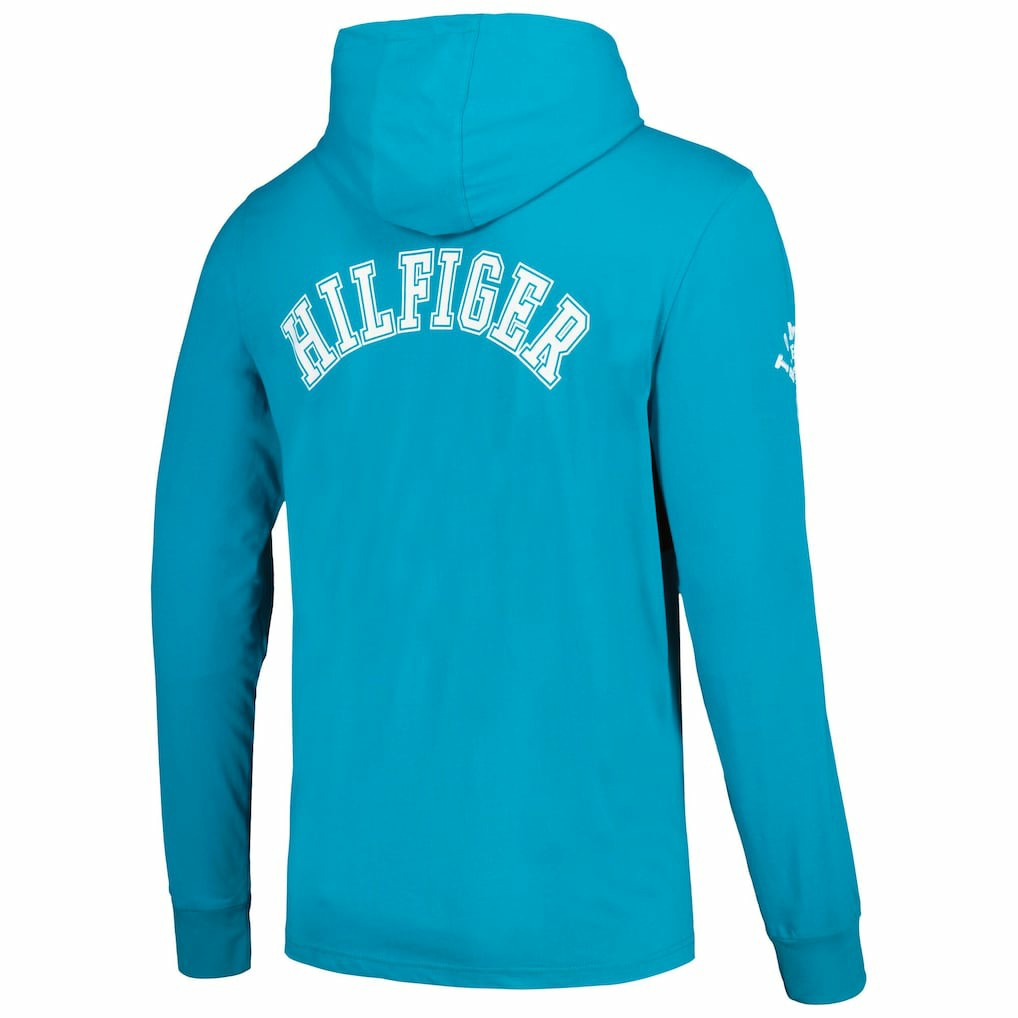 Miami Dolphins  Tommy Hilfiger Morgan Long Sleeve Hoodie T-Shirt