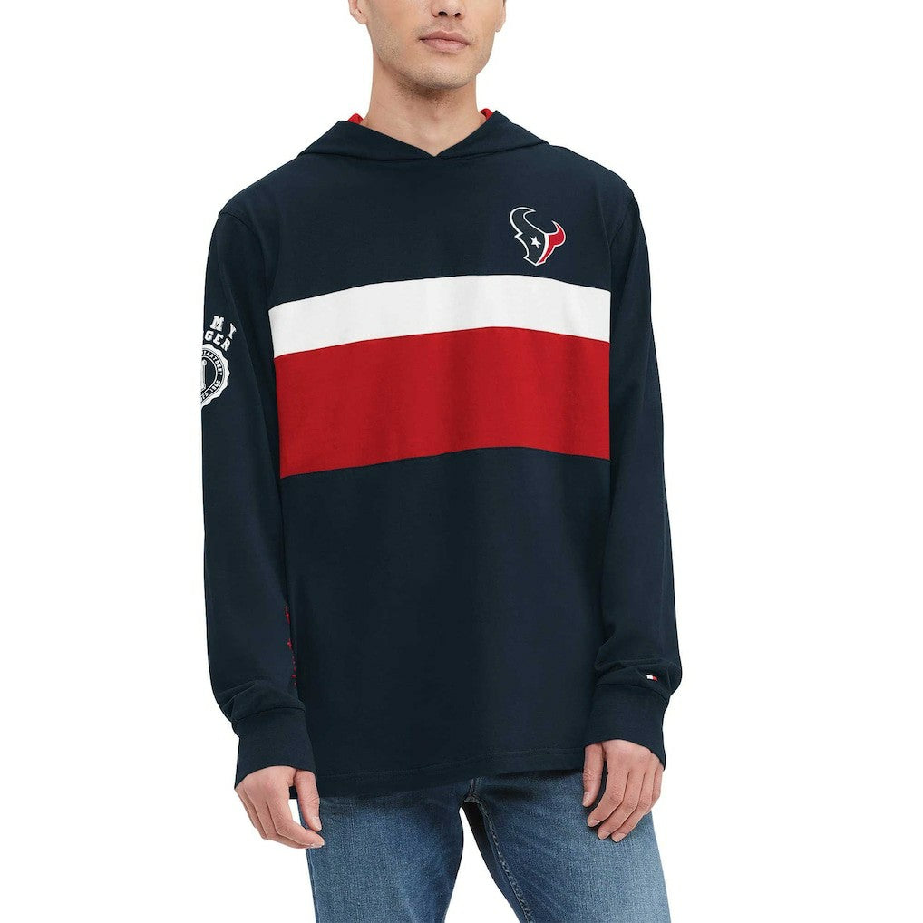 Houston Texans  Tommy Hilfiger Morgan Long Sleeve Hoodie T-Shirt