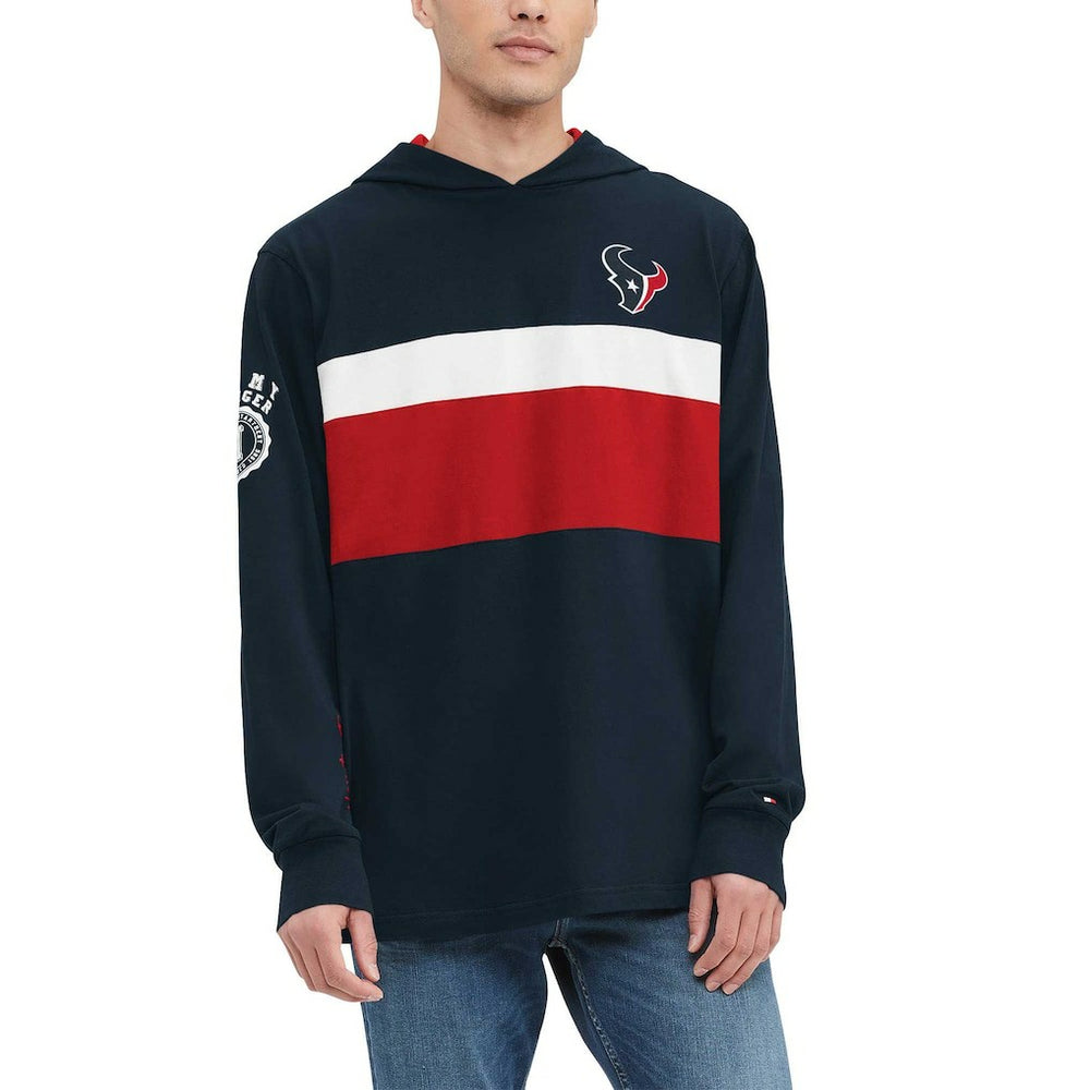 Houston Texans  Tommy Hilfiger Morgan Long Sleeve Hoodie T-Shirt