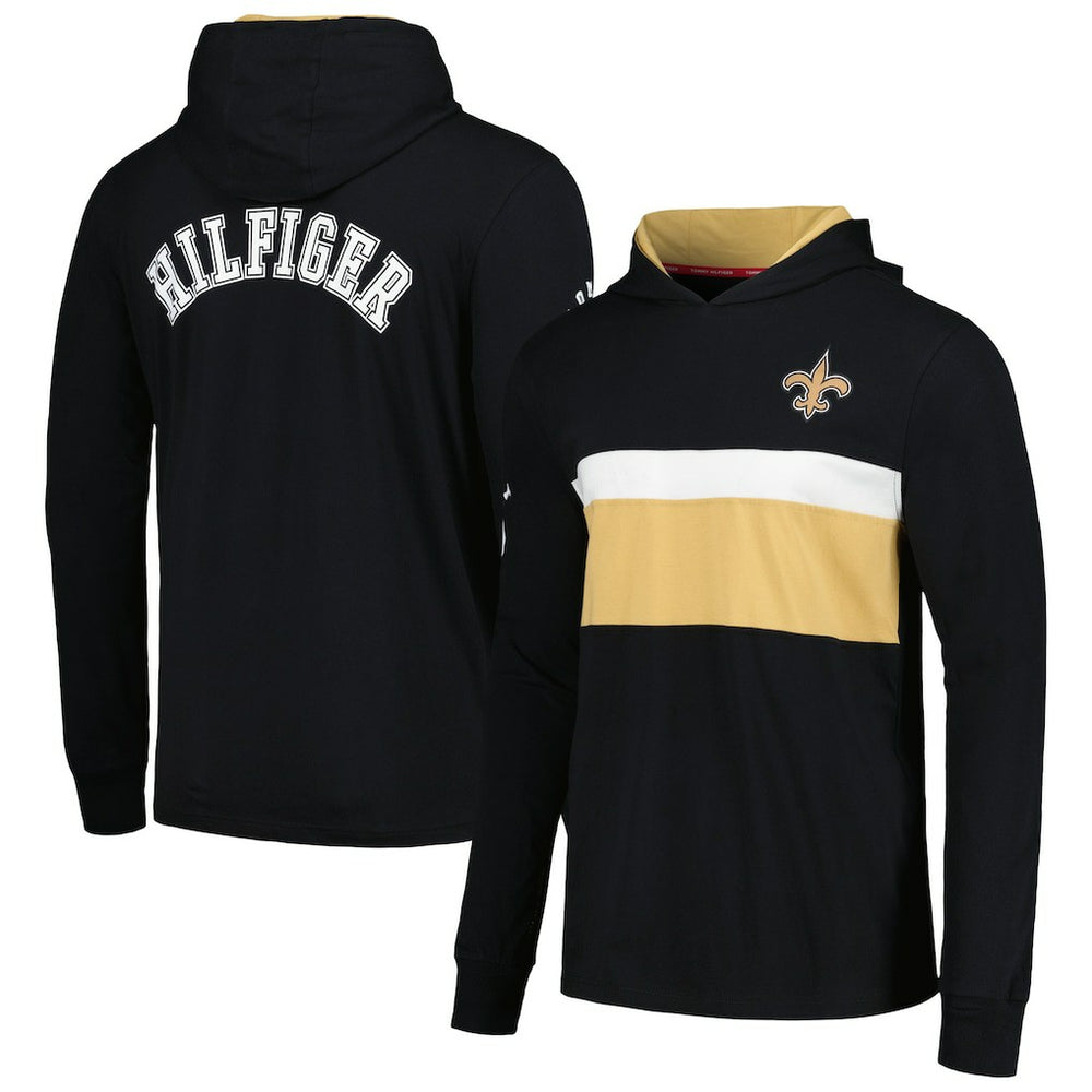 New Orleans Saints  Tommy Hilfiger Morgan Long Sleeve Hoodie T-Shirt