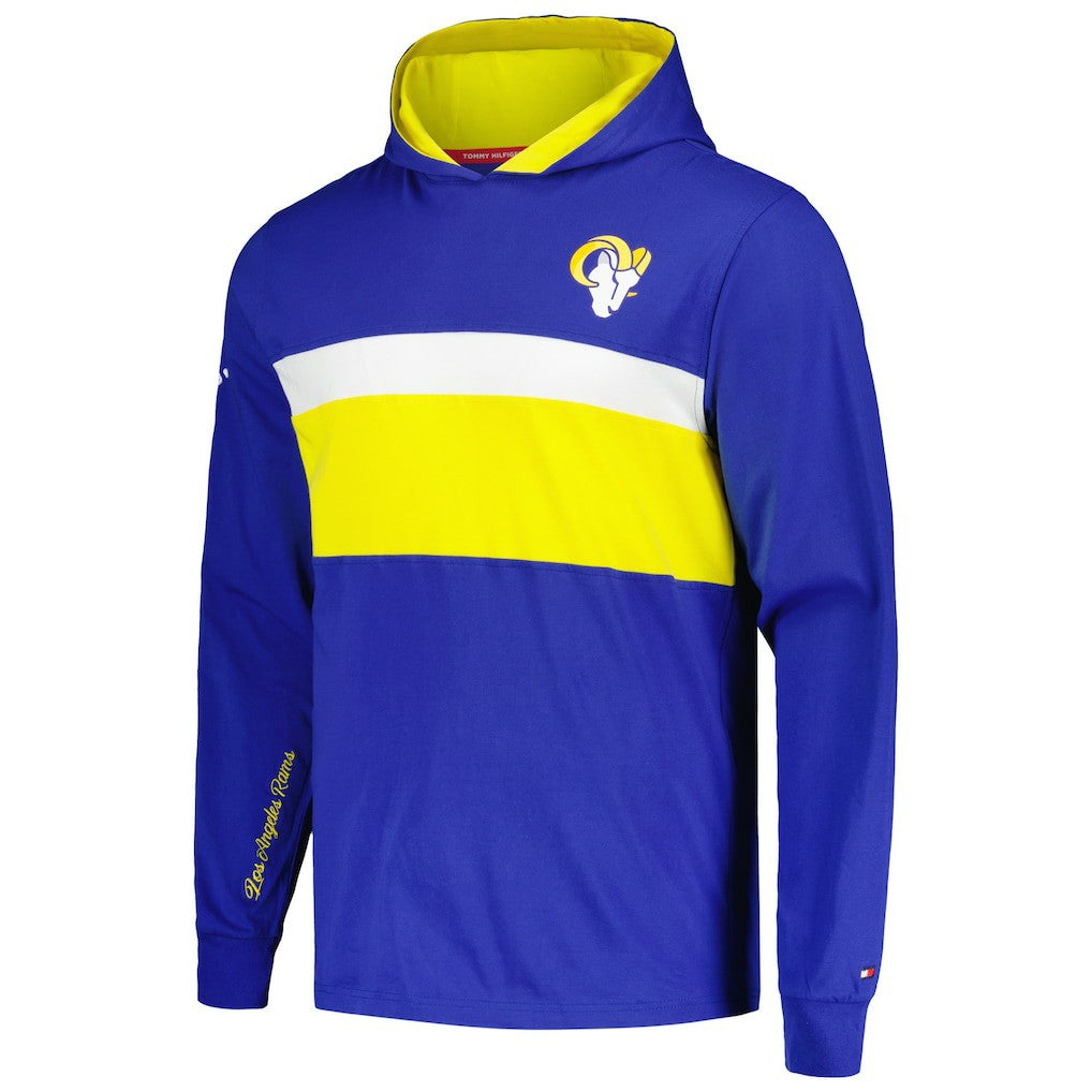 Los Angeles Rams  Tommy Hilfiger Morgan Long Sleeve Hoodie T-Shirt