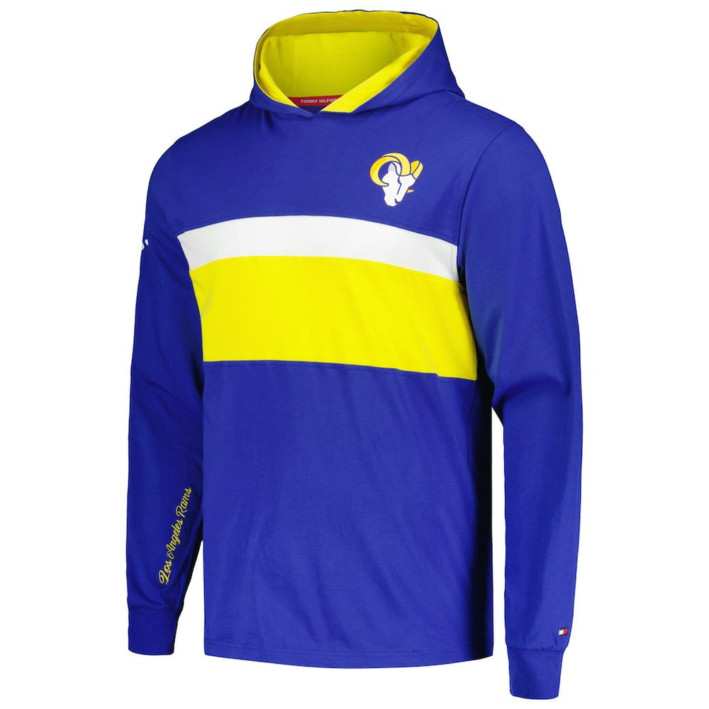 Los Angeles Rams  Tommy Hilfiger Morgan Long Sleeve Hoodie T-Shirt