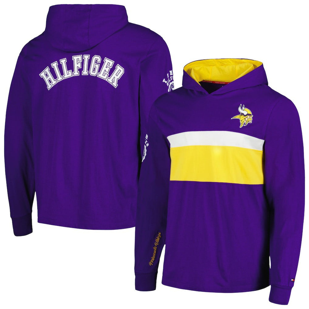 Minnesota Vikings  Tommy Hilfiger Morgan Long Sleeve Hoodie T-Shirt