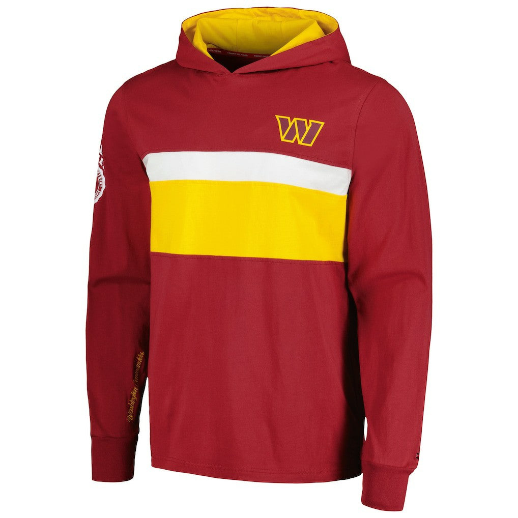 Washington Commanders  Tommy Hilfiger Morgan Long Sleeve Hoodie T-Shirt