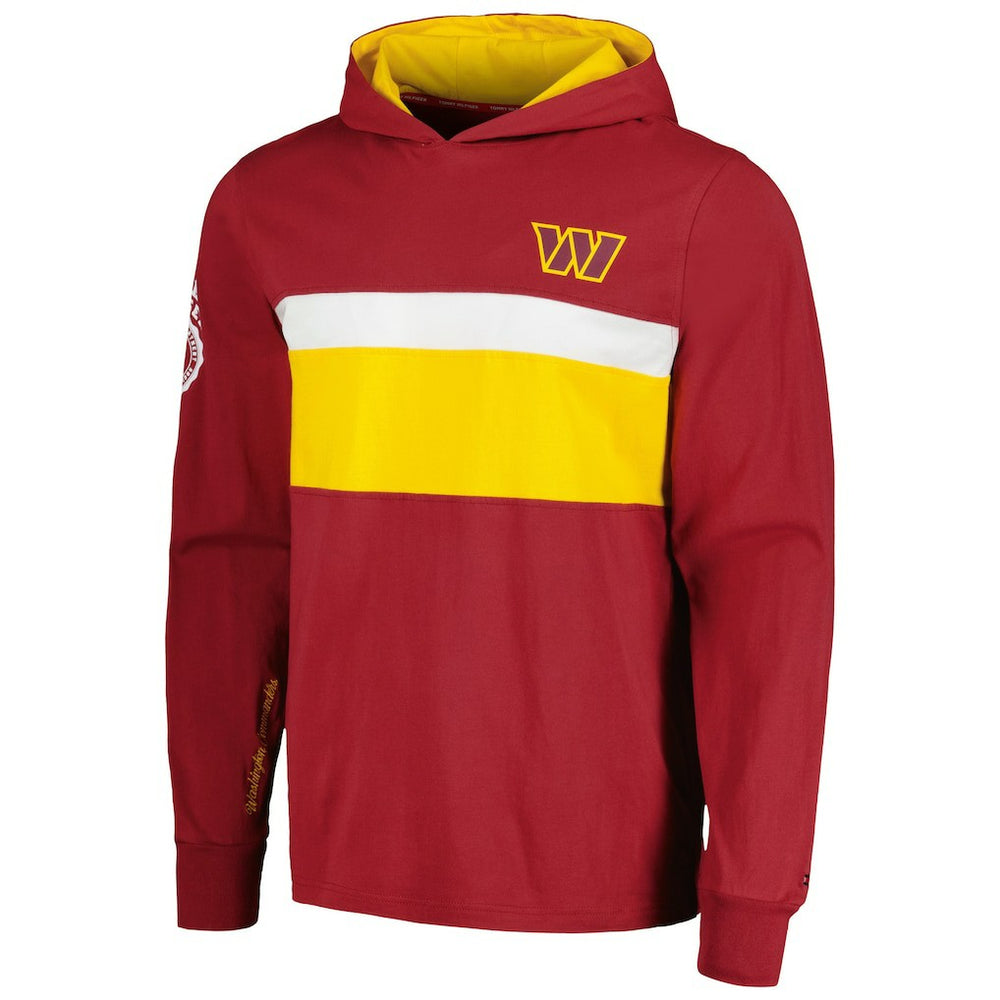 Washington Commanders  Tommy Hilfiger Morgan Long Sleeve Hoodie T-Shirt