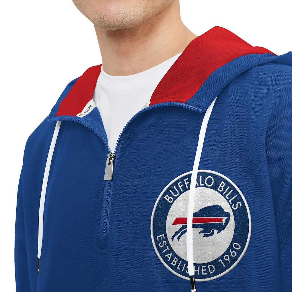 Buffalo Bills  Tommy Hilfiger Aaron Quarter-Zip Hoodie