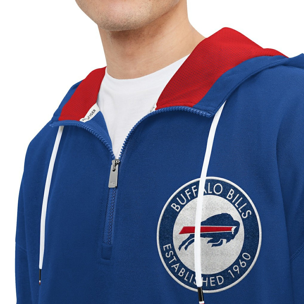 Buffalo Bills  Tommy Hilfiger Aaron Quarter-Zip Hoodie