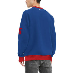 New York Giants  Tommy Hilfiger Reese Raglan Tri-Blend Pullover Sweatshirt