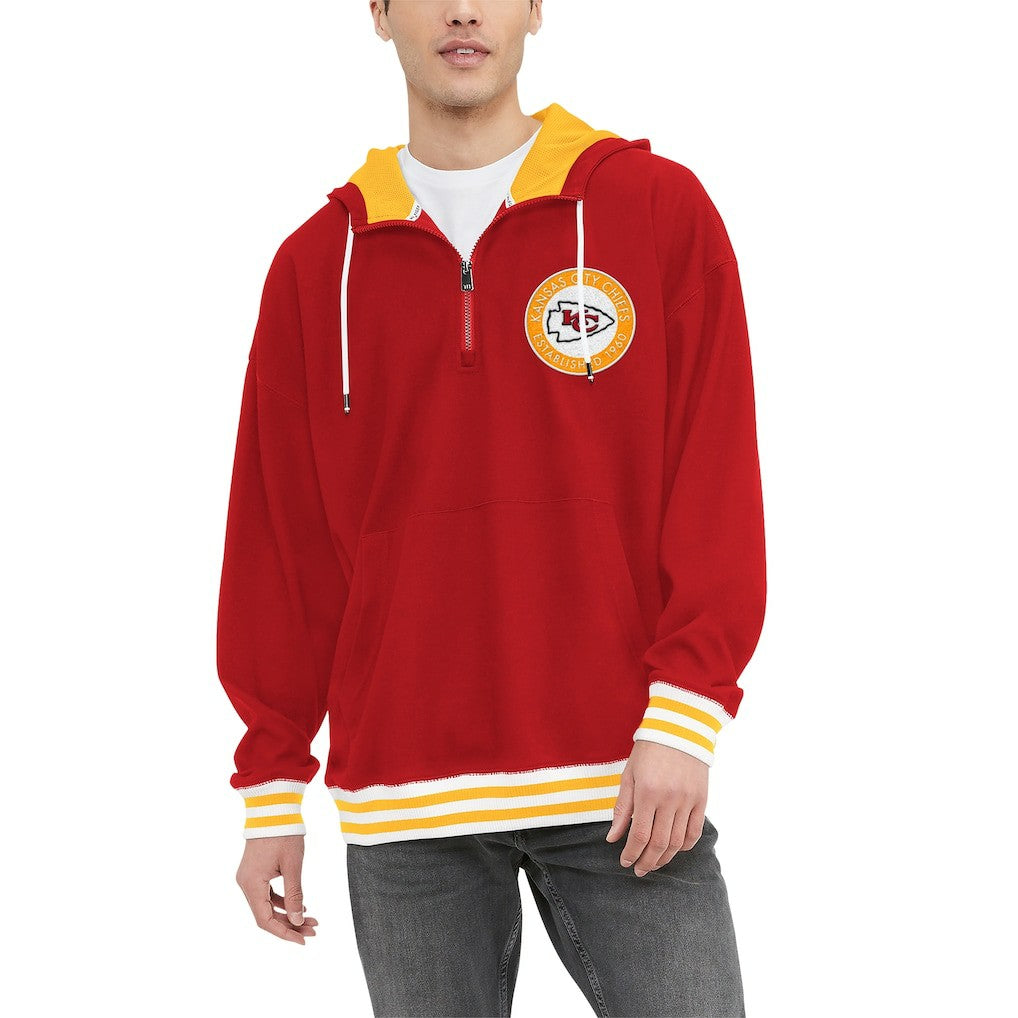 Kansas City Chiefs  Tommy Hilfiger Aaron Quarter-Zip Hoodie