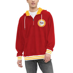 Kansas City Chiefs  Tommy Hilfiger Aaron Quarter-Zip Hoodie