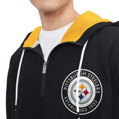 Pittsburgh Steelers  Tommy Hilfiger Aaron Quarter-Zip Hoodie