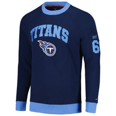 Tennessee Titans  Tommy Hilfiger Reese Raglan Tri-Blend Pullover Sweatshirt