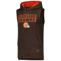 Cleveland Browns  MSX by Michael Strahan Marathon Sleeveless Pullover Hoodie