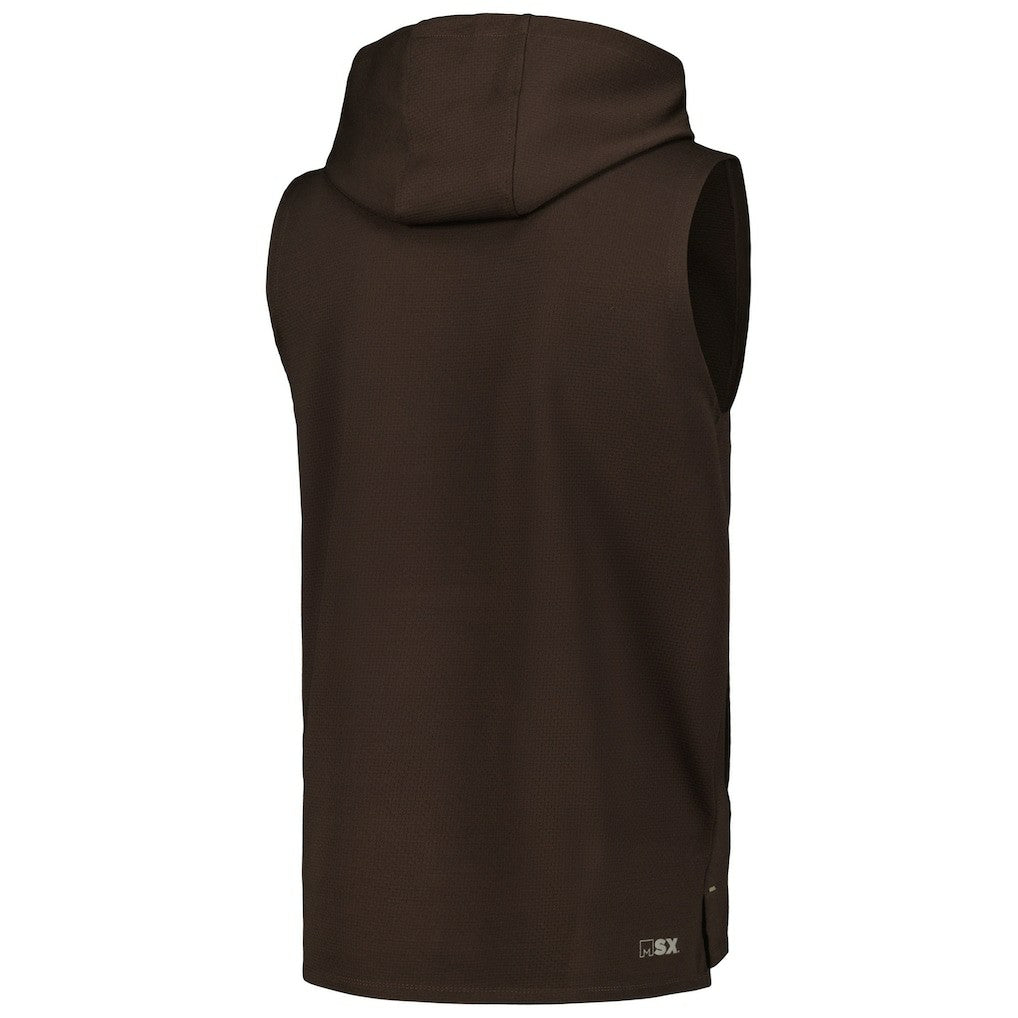 Cleveland Browns  MSX by Michael Strahan Marathon Sleeveless Pullover Hoodie