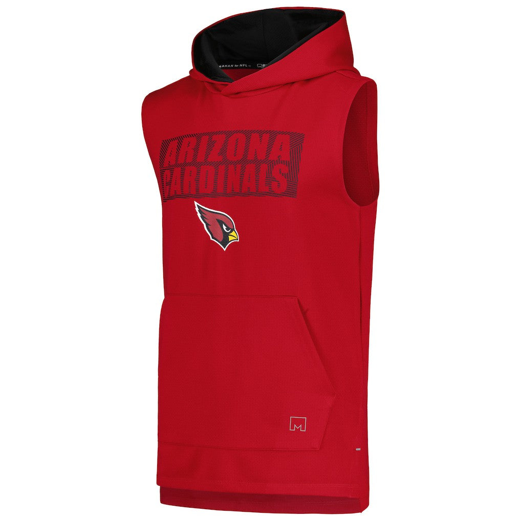 Arizona Cardinals  MSX by Michael Strahan Marathon Sleeveless Pullover Hoodie