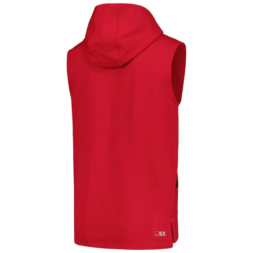 Arizona Cardinals  MSX by Michael Strahan Marathon Sleeveless Pullover Hoodie