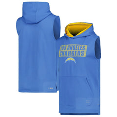 Los Angeles Chargers  MSX by Michael Strahan Marathon Sleeveless Pullover Hoodie
