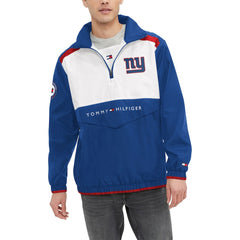 New York Giants  Tommy Hilfiger Carter Half-Zip Hooded Top