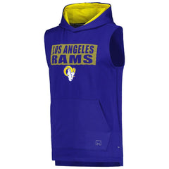 Los Angeles Rams  MSX by Michael Strahan Marathon Sleeveless Pullover Hoodie