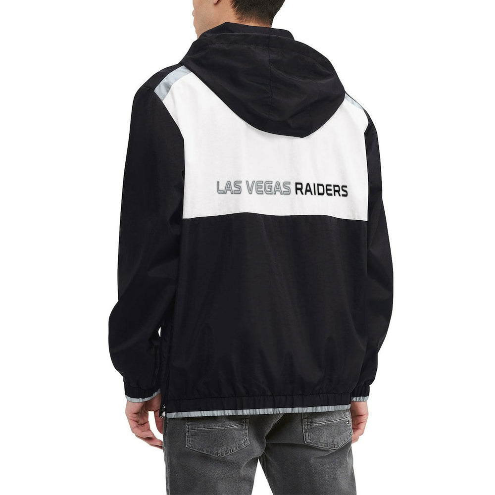 Las Vegas Raiders  Tommy Hilfiger Carter Half-Zip Hooded Top