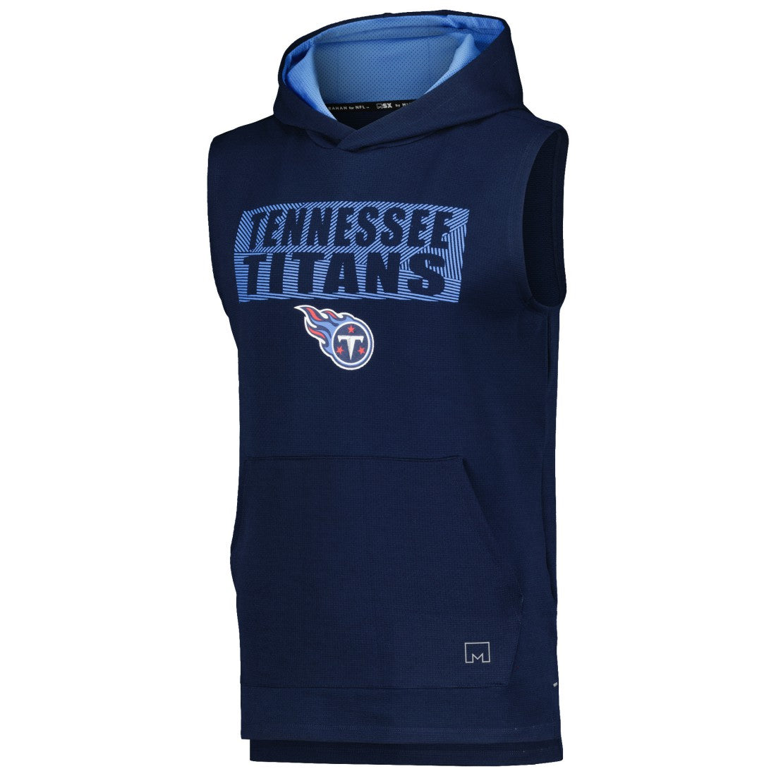 Tennessee Titans  MSX by Michael Strahan Marathon Sleeveless Pullover Hoodie