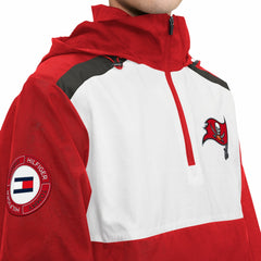 Tampa Bay Buccaneers  Tommy Hilfiger Carter Half-Zip Hooded Top
