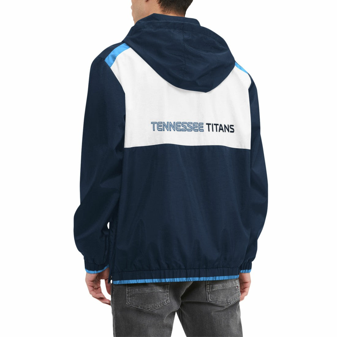 Tennessee Titans  Tommy Hilfiger Carter Half-Zip Hooded Top